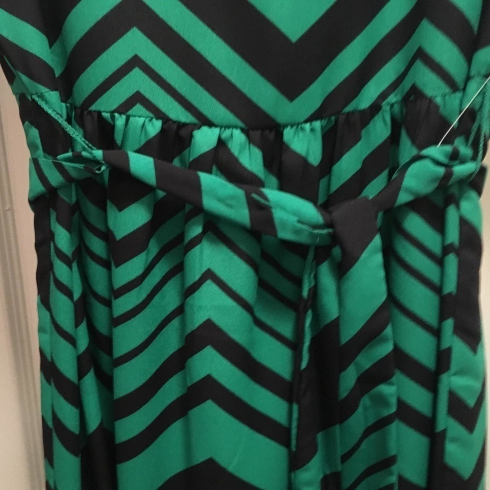 THE LIMITED Chevron Print Sash Tie Summer Work Dress - Picture 6 of 8